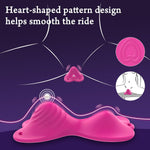 APP-Controlled Wearable Butterfly Vibrator – Dual Motor, 9+9 Modes, Pink