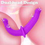 Strap On Dildo Couple Sex Toys - Double Ended Dildo Silicone Big Dildo Anal Dildo Strap On Harness Wearable Pegging Dildo G-Spot Stimulation, Adjustable Harness Adult Toys For Women Couple Lesbian