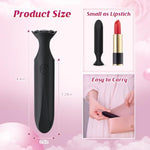 Mini Bullet Vibrator - App Long Distance Vibrator Sex Toys, G Spot Lipstick Vibrator With 9 Vibration Modes, Discreet Female Vibrators For Travel, Adult Sex Toys & Games For Couples Play
