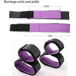 Bdsm Bondage Sex Toys Restraints Wrist & Thigh Cuffs Bdsm Kit,Sex Bondage Handcuffs And Thigh Restraint Set Bdsm Bondage Restraint Set Sm Bondage Set Toy For Lovers Couples Beginners & Professionals