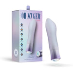 Oh My Gem - Revival - 5.5Puria Silicone G Spot Vibrator - 5 Speeds & 5 Unique Vibrating Modes With Warming Function - Usb Rechargeable With Cable Included - Ipx7 Waterproof - Opal