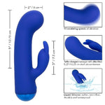 Thicc Chubby Bunny Silicone Massager with Dual Motor and Ultra-Thick Shaft
