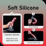 Squirting Dildo Silicone Horse Dildo With Suction Cup, Fantasy Dildo Silicone Adult Toys For Men And Women