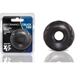 Adult Sex Toys – Performance Truck Tire – Ultra Soft Super Elastic X5 Plus Material Cushion Cock Ring – 0.85 Inch Thick Limits Deep Thrusts & Enhances Pleasure – Men, Couples – Black