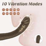 Sex Toys Dildo G Spot Vibrator - Adult Toys Dildos Vibrator Wand With 10 Powerful Vibrating Modes For Clitoral Anal Nipple Stimulation, Waterproof Soft Silicone Adult Sex Toy For Women Couples