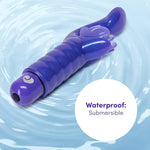 GKiss Purple Clitoral and G Spot Vibrator for Women, 3 Speeds and 4 Patterns