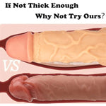 2.75'' Diameter Huge Thick Dildo Adult Sex Toys For Women - 10.23" Extra Large Dildo Realistic Silicone Dildos Anal Dildo Womens Sex Toy, G-Spot Dildo Big Giant Dildo Anal Plug Sex Toy (Flesh)