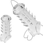 Penis Sleeve Penis Ring Adult Sex Toys For Men, Clear Realistic Dildo Penis Extender For Girth Enhancer Sleeve, Penis Pump Enlarger For Male Sex Toy, Cockring Penis Extension Male Sex Toys For Couples