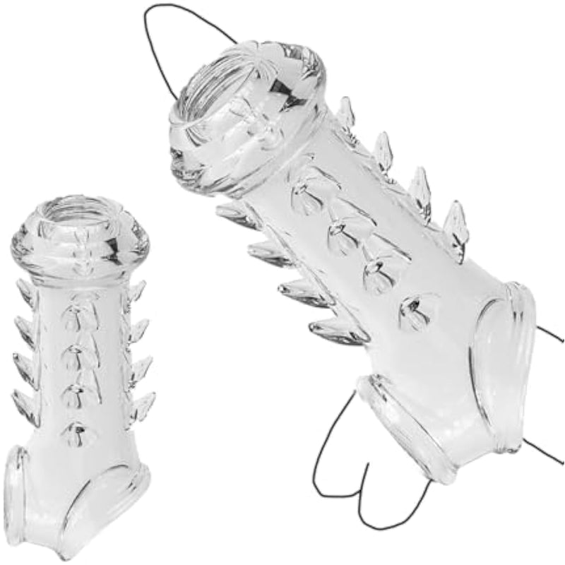 Penis Sleeve Penis Ring Adult Sex Toys For Men, Clear Realistic Dildo Penis Extender For Girth Enhancer Sleeve, Penis Pump Enlarger For Male Sex Toy, Cockring Penis Extension Male Sex Toys For Couples