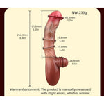 Electric Dildo Realistic Texture Dildo Vibrator Can Be Inserted Into 5.2In 10 Frequency Vaginal Stimulation Female Masturbator Soft Silicone Anal Plug Adult Sex Products