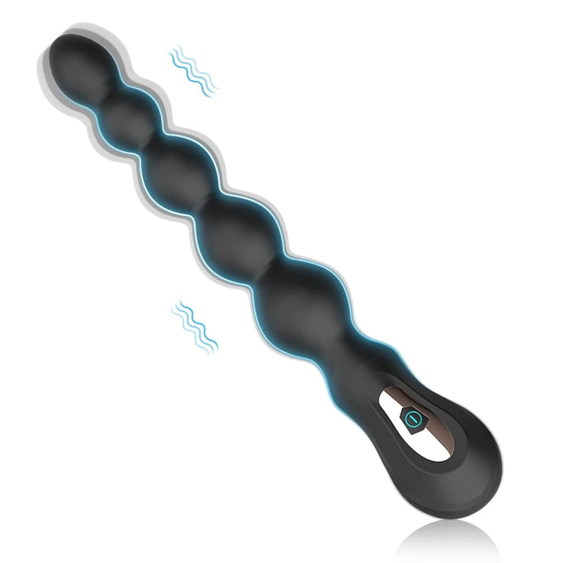 7 Vibrating Modes Butt Plug Silicone Vibrating Anal Beads Rechargeable G-Spot Stimulator Waterproof Prostate Massager Adult Anal Sex Toys For Men, Women And Couples Games
