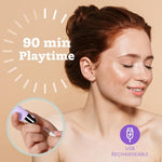 Bullet Vibrator By - Rechargeable & Waterproof Vibrator Bullet With 10 Pleasure Modes, Body-Safe Silicone, Discreet Women'S Sex Toy, Adult Sex Toy, 3.8? × 0.7? (Lilac)