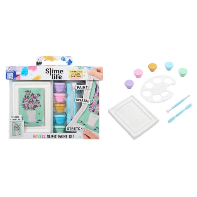 Pastel Slime Paint Kit for Kids Ages 8+, DIY Slime Making Arts & Crafts Set