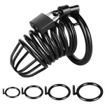 Male Chastity Sex Toy For Man - Cock Cage Secure Chastity Device For Beginners Penis Training, Long-Term Wear, Adult Sex Toy For Male Control & Pleasure