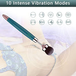 Bullet Vibrator - Makeup Brush Toy With 10 Vibration Modes, G Spot Vibrator For Precision Clitoral Stimulation, Nipple Vaginal Anal Massager Discreet Adult Toys For Women