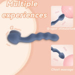 Vibrating Anal Sex Toy for Women and Couples - 7.28" Long with 10 Modes, G Spot Stimulator