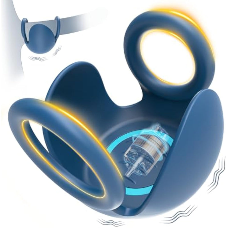 Vibrating Cock Ring Sex Toys For Men, Silicone Penis Ring With Testicle Vibrator Men Sex Toys, 10 Vibration Modes Adult Male Sex Toy Adult Sex Toys & Games, Cock Penis Rings Vibrators For Men