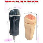 Male Masturbators Cup Accessories Vac-U-Lock For Automatic Sex Machine Thrusting Gun, Adult Sex Toys Waterproof 3D Realistic Texture Pocket Pussy Attachment Machine