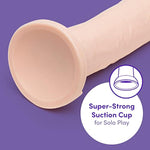 Lifelike Lover Ultra Realistic Dildo - 10 Inch - Large Extra Girthy Strong Suction Cup Dildo For Women - Harness Compatible Strap On - Adult Sex Toy - Flesh Pink