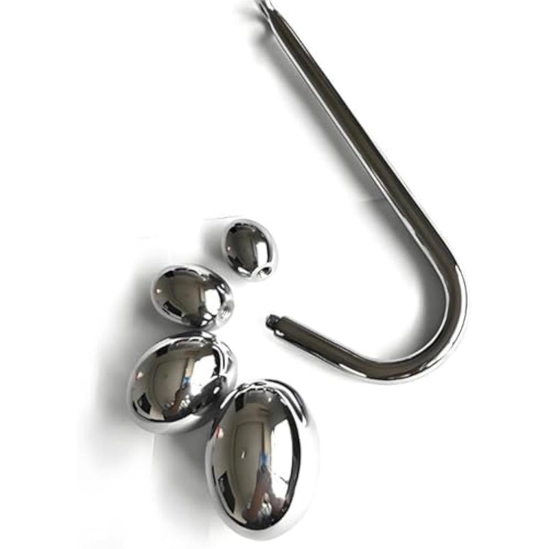 Replaceable Metal Anal Ball Sex Toy Toy Single Ball Bead Anal Hook Anal Plug Set Adult Supplies