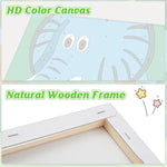 4 Pack Framed Paint by Numbers Kit for Kids Ages 6-12, Animal Canvas Painting Set