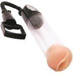 Adam'S Promax Penis Pump With Built In Pressure Gauge, Enlarge To Improve Erection Cock Sexual Stimulation Device, Mens Erectile Dysfunction Adult Sex Toy To Increase Penile Size, Clear
