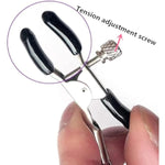 2Pcs Nipple Clips Nipple Clamps Nipple Chains Adjustable Pressure Body Rings Body Chains Necklace Stainless Steel Adjustable Non Piercing Chain For Women Faux Jewelry Clip Great Gift