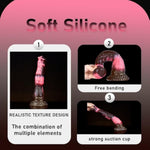 Realistic Horse Dildo 11 Inch Large Silicone Long Dildo Vaginal G-Spot Stimulation Anal Plug Realistic Animal Penis Adult Sex Toys