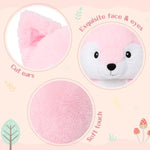 Pink Fox Stuffed Animal Set, Soft 19 Inch Mommy Stuffed Fox Plush Toys Mommy With Baby Inside, Gift For Women, Girls, Kids On Mother'S Day, Birthday, Christmas