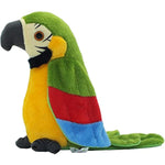 Talking Parrot, Repeats What You Say Plush Animal Toy Electronic Parrot For Boys, Girls Gift