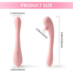 Adult Sex Toys Vibrator For Women - 2In1 Vibrating & Sucking G Spot Vibrators, Flexible Clitoral Stimulator Dildo With 9 Modes Vibrating Massager For Couples Sex Play