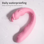 Adult Toy Rabbit Vibrator Couple Stimulation Adult Toy Sex Toys for Women G - Spot Vibrator Dual Head 3-Speed 7-Frequency Vibration