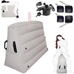 Sex Pillow Dildo Mount, Sex Bondage Chair With Sex Toy Mount For Women, Bdsm Sex Furniture For Adults Couples, Inflatable Sex Cushion With Handcuffs For Bedroom