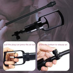 Penis Pump Kit Negative Pressure Unit Manual Tie Rods, Connecting Tubes, Manual Penis Pump Tie Rods With Air Valve Switch,Manual Male Enlargement Extension Pump Kit (1 Tie Rod + 1 Connection Tube)