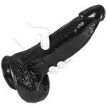 2.67'' Diameter Black Realistic Huge Dildo With Small Glans, 10.63'' Big Thick Dildos With Strong Suction Cup For Hands-Free Play Anal G-Spot Penis Sex Toys For Adult Women Men