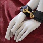 Bdsm Restraints Sex Toys 8Pc Bondage Restraints Set Fetish Bed Restraints Kits For Beginners,Leather Bondage Sexual Bdsm Kit(Black)