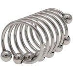 Stainless Steel Penis Ring Mace Penis Training Ring For Sex Toys Cock Ring 28 Mm