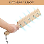 14Inch Wood Spanking Paddle For Adult Sex Toys, Wooden Paddle With 5 Airflow Holes For Bdsm Sex Play