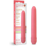 Gaia Eco Plant-Based 7" Slim Multispeed Vibrator In Coral Made Of Sustainable Biofeel Worlds First Plant Based Vibe For Vagina And Anal Play Premium Eco Pleasure Adult Sex Toy Couples