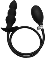 Inflatable Silicone Anal Plug - Expandable Beads, G-Spot Butt Plug