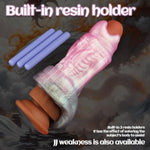 Dragon Monster Penis Sleeve Girth Enhancer For Men,Reusable Pennis Sleeve Girth Enhancer, Pennis Girth Sleeve Extender,Enhancer With Penis Ring For Sex,For Men Penis Enlarge Sex Toy