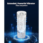 Max 2 Male Masturbator Sex Toys, Automatic Vibration Sex Machine Pocket Pussy With 360 Degree Contractions, Male Stroker Sucking Toys, 3D Realistic Pussy Pocket For Men'S Oral Sex Toy
