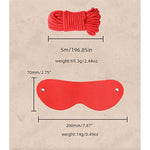 Bondage Restraints 7 Pcs Set Bdsm Sex Toys For Woman, Fetish Adult Games Products Slave Sexual For Couples Cosplay (Pink)