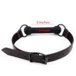 Silicone Sm Bar Gags For Sex Games - Open Mouth Dog Bone Shaped Bondage Gags Muzzle - Silicone Sex Gags For Sm Games (Black)