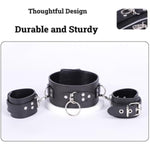 Black Sex Binding Wrist And Neck Adjustable Bdsm Set Female Neck To Wrist Restraint Sm Games Couple Play