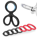 Silicone Cock Rings Set for Men - 8 Different Sizes for Enhanced Erection and Pleasure