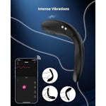 Diamo Vibrating Penis Ring,Cock Ring For Men + Personal Lubricant Privacy Water-Based Lube Non-Sticky Lubrication For Men, Women And Couples