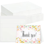 60 Sets Watercolor Cards with Envelopes, 4x6 Inch, 140 lb 300 GSM Blank Foldable Cards