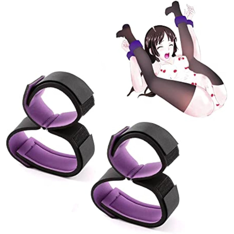 Bdsm Bondage Sex Toys Restraints Wrist & Thigh Cuffs Bdsm Kit,Sex Bondage Handcuffs And Thigh Restraint Set Bdsm Bondage Restraint Set Sm Bondage Set Toy For Lovers Couples Beginners & Professionals