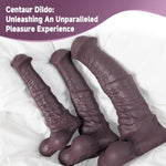 Realistic Horse-Inspired Dildo - Lifelike Texture & Design, Body-Safe Silicone, Suction Cup Base For Hands-Free Fun - Adult Toy For Pleasure & Exploration(X-Small) Brown